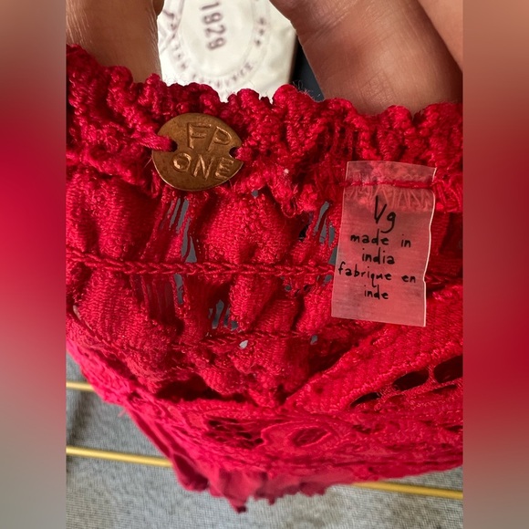 Intimately  Free People Adelle   Red Slip Dress - Picture 3 of 4